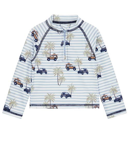 Hust and Claire Badebluse - Maiak - Hvid/Blå