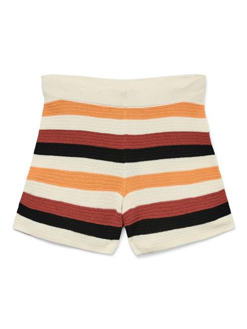 VERO MODA Bukser 'VMARUBA'  lysebeige / orange / burgunder / sort