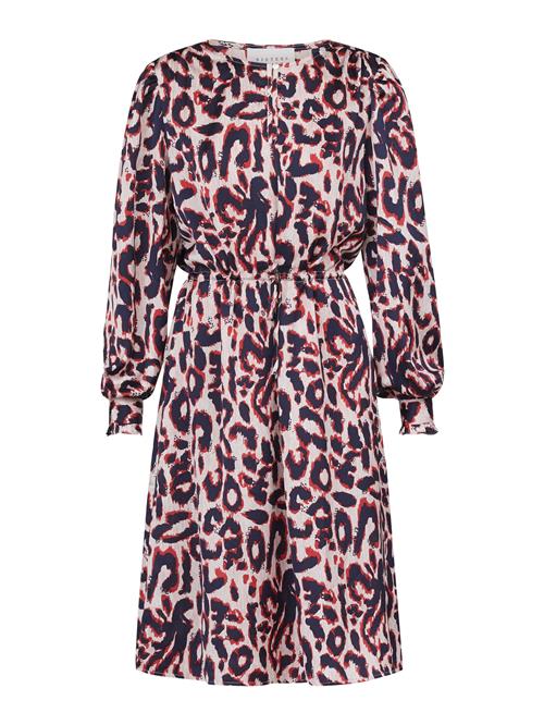 SISTERS POINT Kjole 'ESTIA'  creme / marin / rød