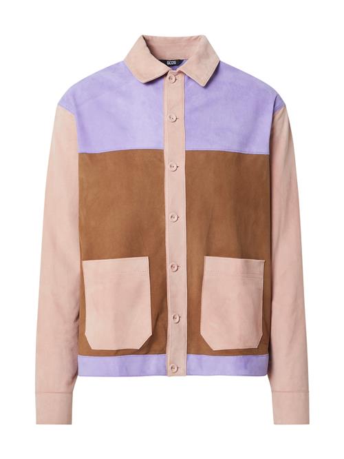 GCDS Overgangsjakke  brun / lilla / lyserød
