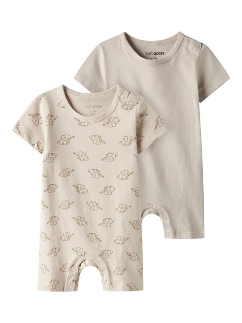 TWO SOON Nattøj  beige / sand / lysegrå