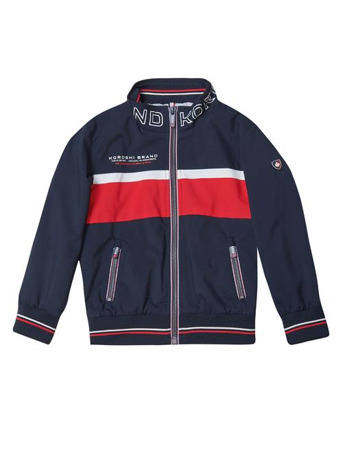 KOROSHI Overgangsjakke  navy / rød / hvid
