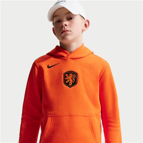 Holland Club Nike Football-hættetrøje til større børn (drenge) - Orange