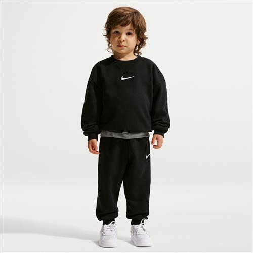 Nike Essentials-fleecesæt i to dele til mindre børn - sort