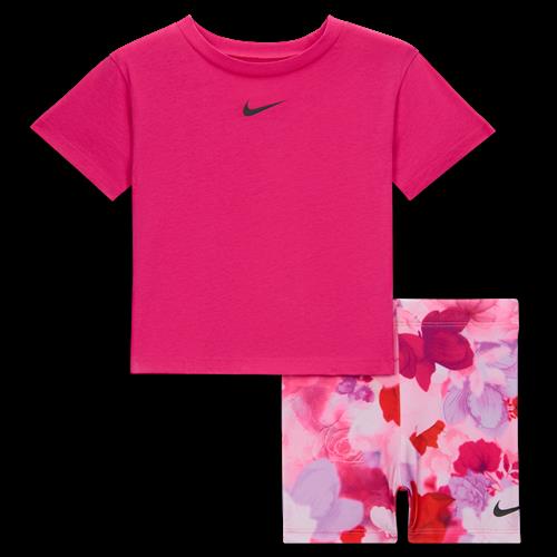 Nike Move With Nature Dri-FIT-cykelshortssæt i to dele til babyer (12-24 mdr.) - lilla