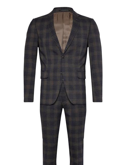 Lindbergh | Checked Stretch Suit | 50