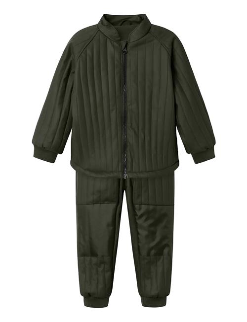 name it | Nmmmud Rub Quilt Set Solid Fo | 80