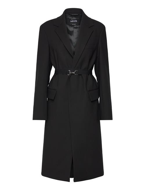 Mango | Structured Double Fabric Coat With Belt | XS
