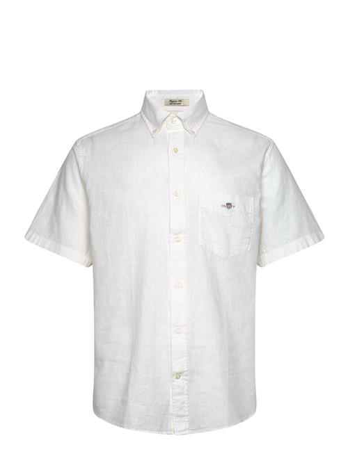 GANT | Reg Cotton Linen Ss Shirt | XL