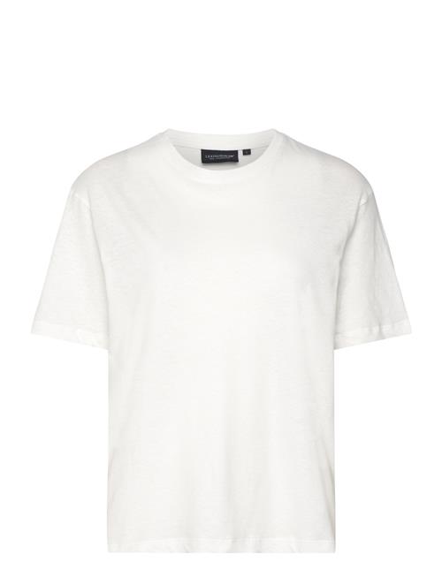 Lexington Clothing | Linen Blend Boxy Tee | XS