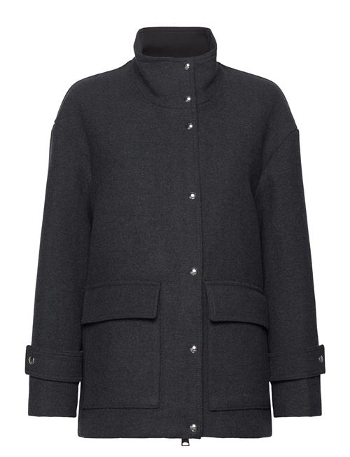 Mango | High Neck Midi Wool Coat | S