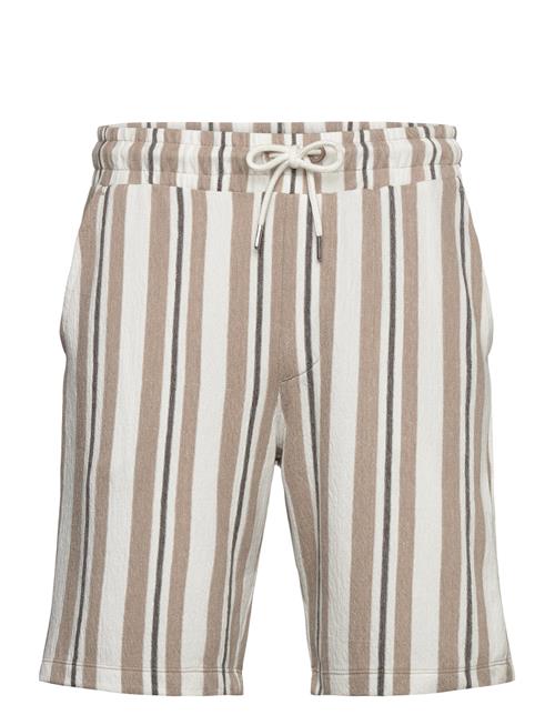 Lindbergh | Striped Terry Shorts With Elastic W | XXXL