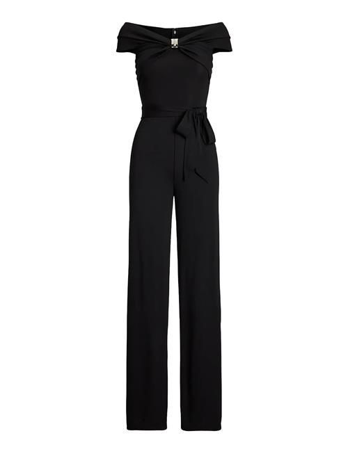 Lauren Ralph Lauren | Belted Jersey Off-The-Shoulder Jumpsuit | 40
