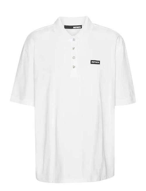 ROTATE Birger Christensen | Cotton Short Sleeve Polo | XS