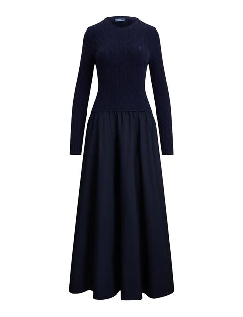 Polo Ralph Lauren | Cable-Knit Poplin Dress | L