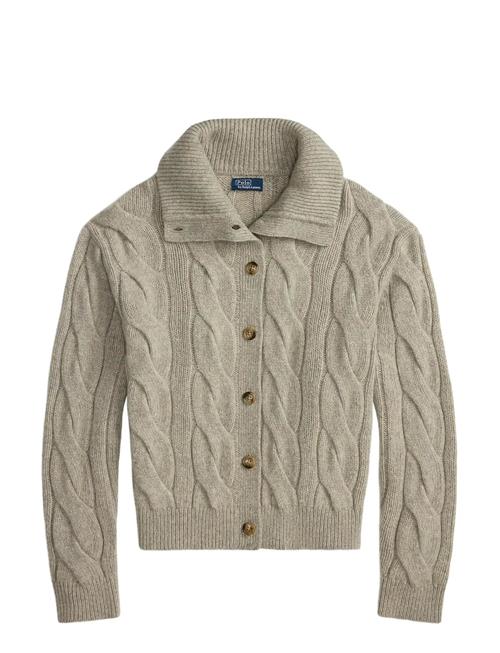 Polo Ralph Lauren | Cable Wool-Cashmere Funnelneck Cardigan | S