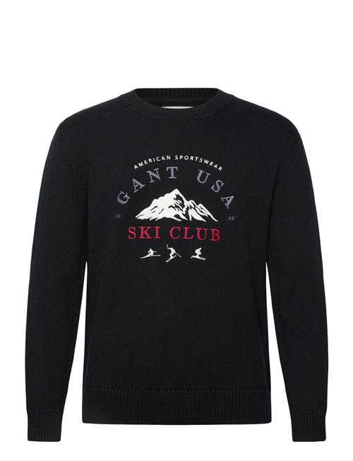 GANT | Embroidered Graphic C-Neck | M