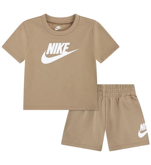 Nike Shortssæt - T-shirt/ Shorts - Hemp
