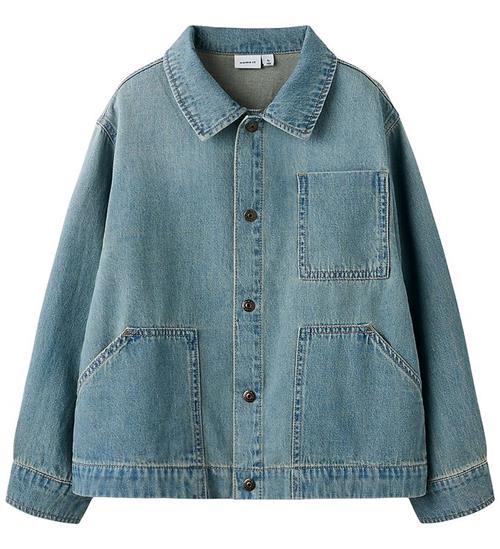 Name It Skjorte - NkmTom - Vintage Medium Blue Denim