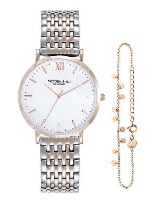 Victoria Hyde Smykkesæt  rosa guld / sølv