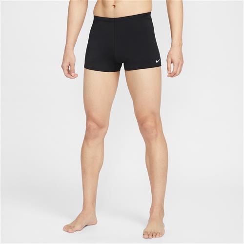 Nike Swim HydraStrong Essential-badebukser med firkantede ben til mænd - sort