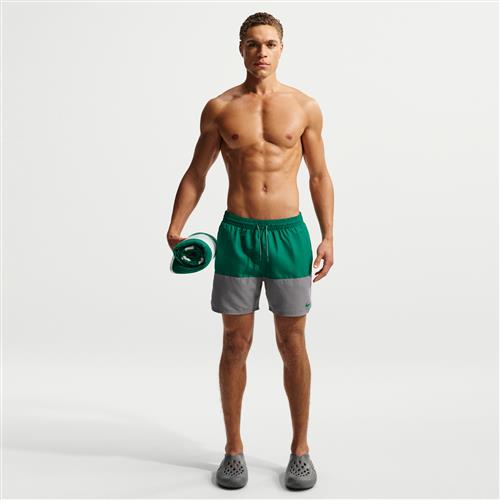 Nike Swim-volleyshorts (13 cm) med indershorts til mænd - grøn