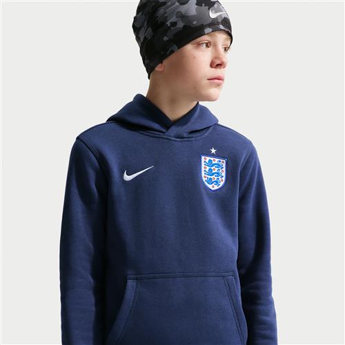 England Club Nike Football-hættetrøje til større børn (drenge) - blå