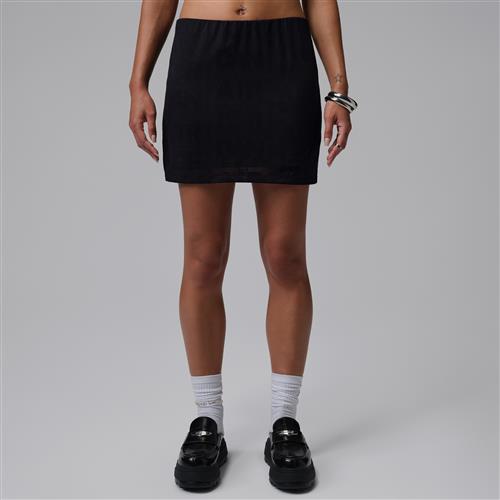 Åben maskinstrikket Jordan Flight-skort til kvinder - sort