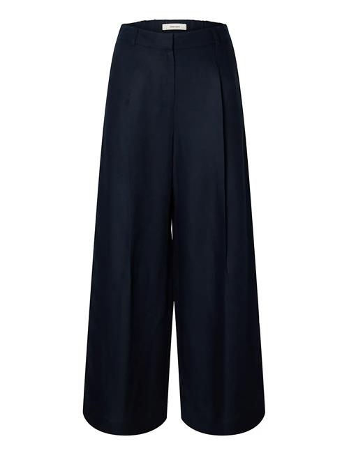 Selected | Slflyra Hw Wide Linen Blend Pant Noos | 38