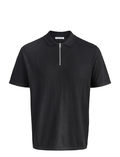 Jack & Jones | Jjeemil Knit Zip Polo Ss Sn | L