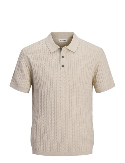 Jack & Jones | Jjeemil Knit Cable Polo Ss Ln | XXL