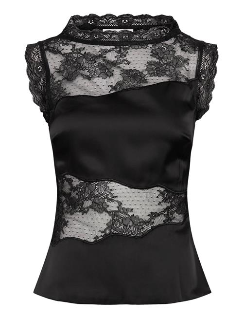 Malina | Desire Lace Trimmed Cut Out Top | 38