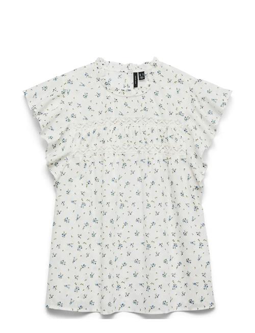 Vero Moda | Vmtrine Sl Lace Top Wvn Noos | L