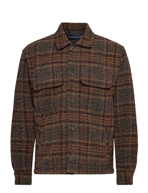 Abercrombie & Fitch | Long Sleeve Boucle Overshirt | M