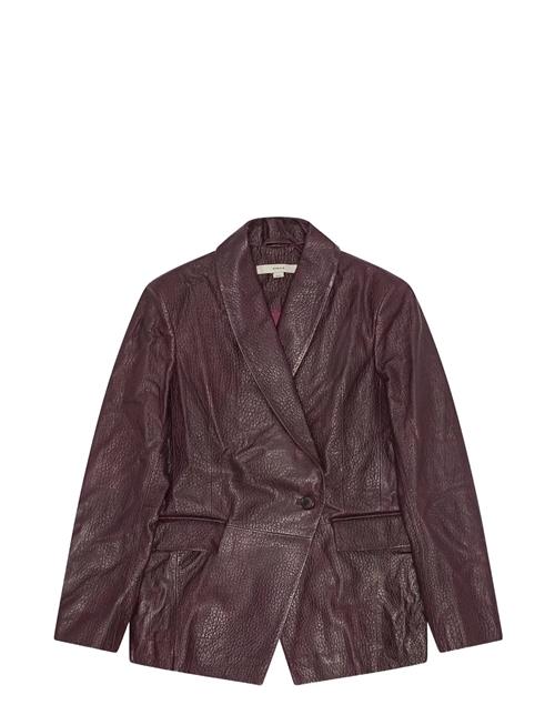 REMAIN Birger Christensen | Heavy Leather Blazer | 36