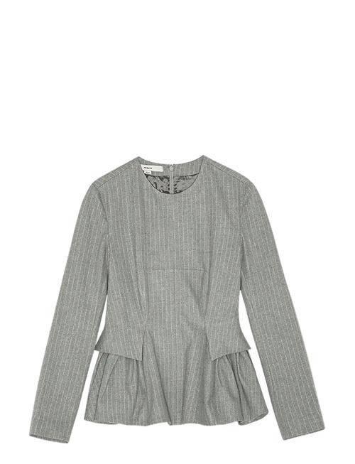 REMAIN Birger Christensen | Long Sleeve Peplum Top | 40