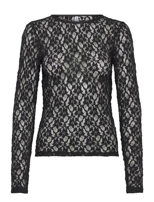 Pieces | Pchazel Ls Lace Top Jrs Noos Bc | XS
