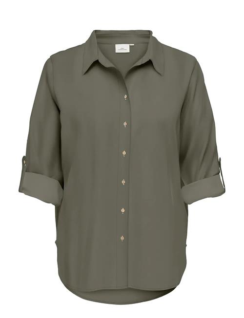 ONLY Carmakoma | Cargoa 3/4 Strap Linen Bl Shirt Cc Pnt | 54