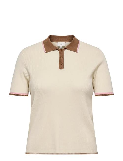 ONLY Carmakoma | Carmeddi Life Ss Contrast Polo Knt | 42-44
