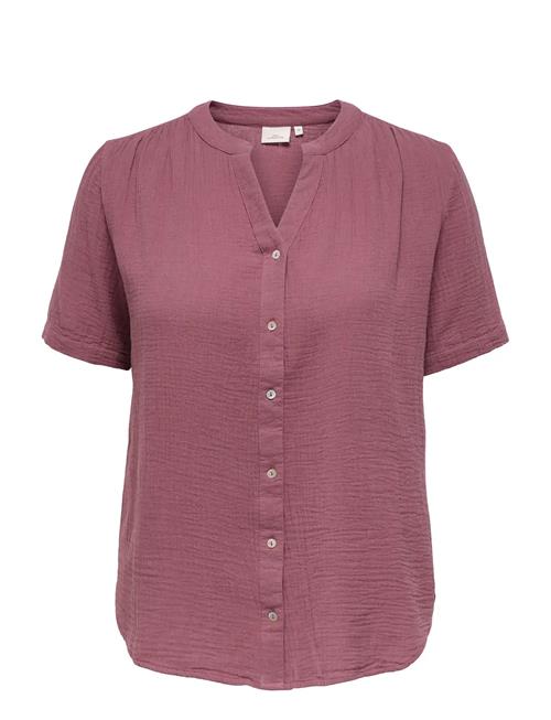 ONLY Carmakoma | Carthyra S/S Button Top  Wvn | 42