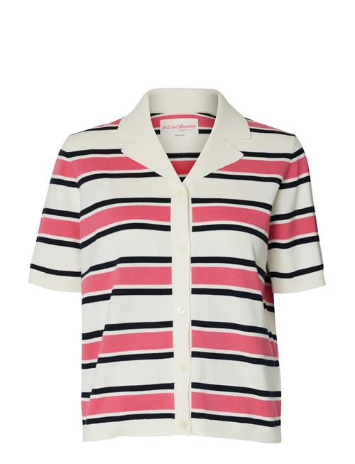 Selected | Slfamour Ss Knit Polo Cardigan | L