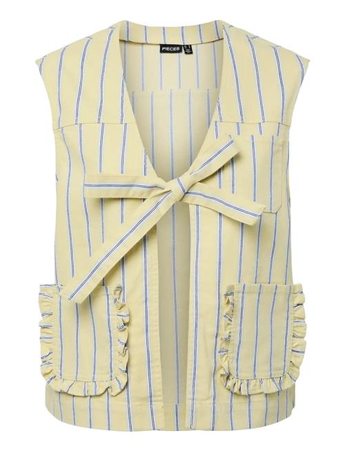 Pieces | Pcbillo Tie Denim Vest | XS