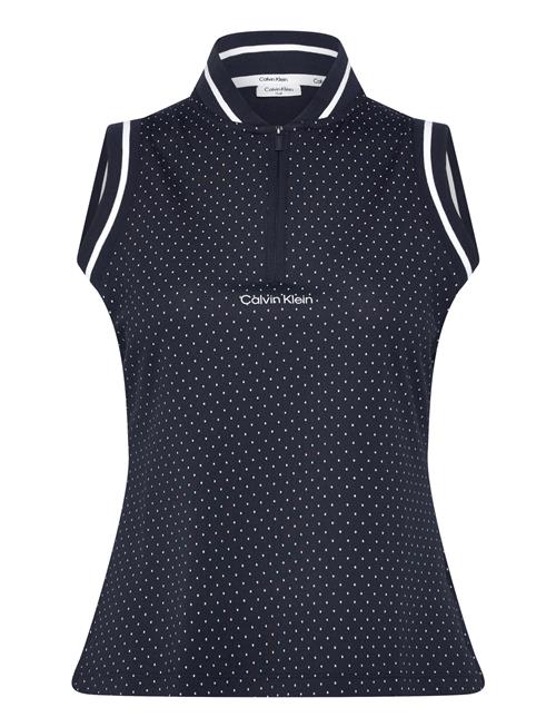 Calvin Klein Golf | Camilla Printed S/Less Polo | M