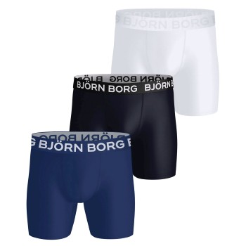 Björn Borg 3P Sports Microfiber Boxers Flerfarvet polyester X-Large Herre