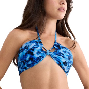 Triumph Midnight Swim Bandeau Blå Mønster D 40 Dame