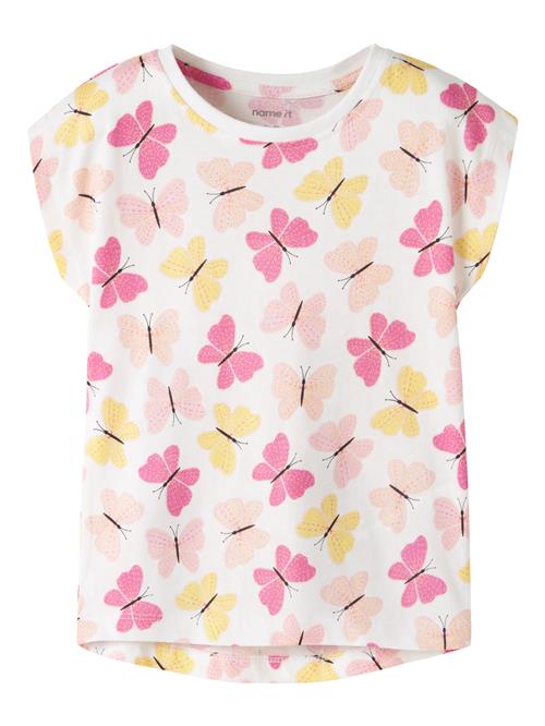 NAME IT T-shirt Vigga Bright White Butterfly