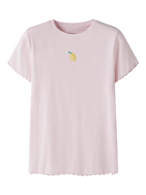 NAME IT Rib T-shirt Vivemma Cradle Pink Lemon