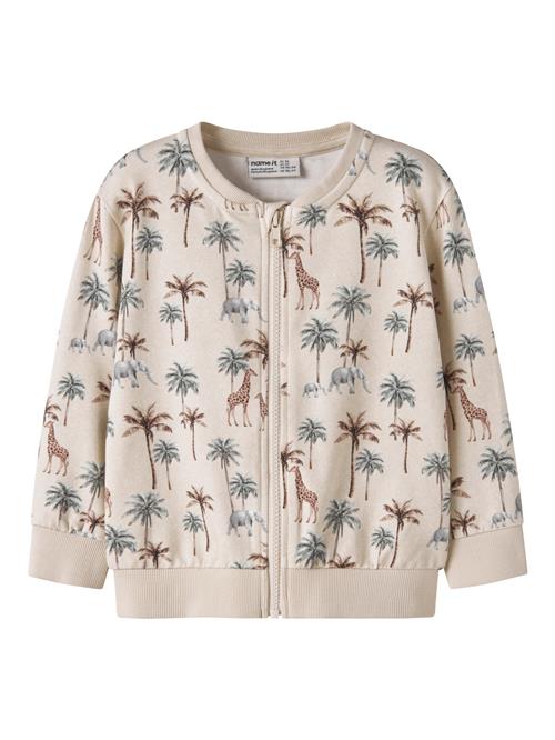 NAME IT Sweat Cardigan Henry Peyote Melange