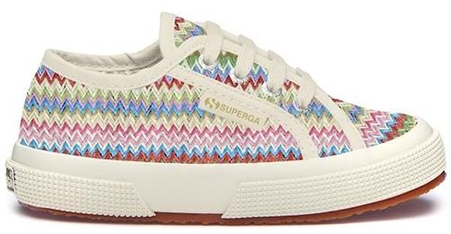 Superga 2750 Kids Raffia Sneakers Beige Laurel-purp  Beige Laurel Purp  27 EU  Beige  27 EU  kvinde