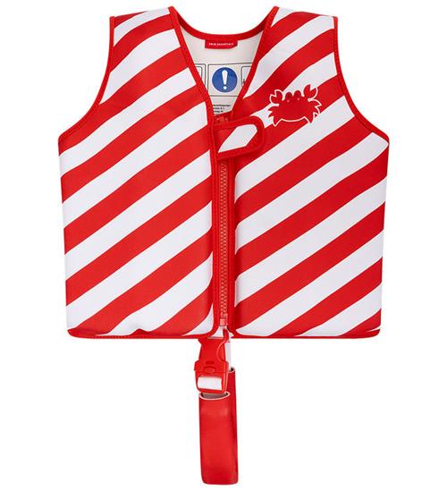 Swim Essentials Svømmevest - 11-15 kg - Rød/Hvid Crabby